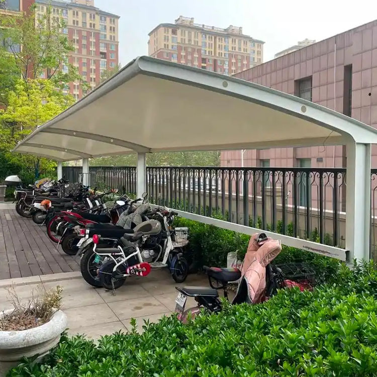 仪征市膜结构电动车棚